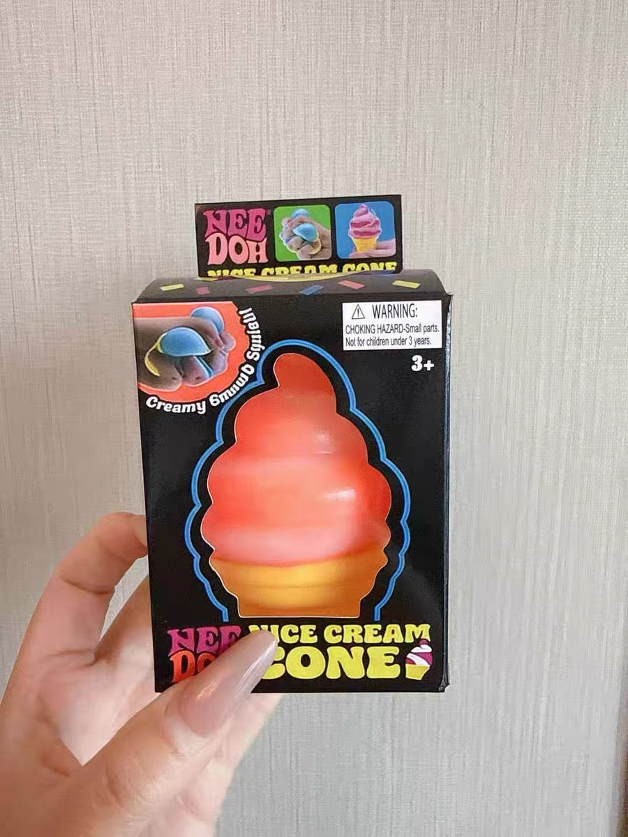 NeeDoh Nice Cream Cone Squishy